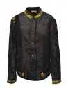 Commun's camicia alla coreana in seta nera acquista online C111C BLACK