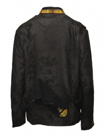 Commun's camicia alla coreana in seta nera
