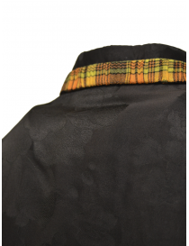 Commun's mandarin shirt in black silk womens shirts buy online