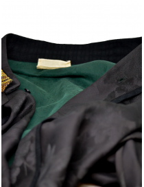Commun's camicia alla coreana in seta nera camicie donna prezzo