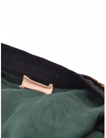 Commun's camicia alla coreana in seta nera acquista online prezzo