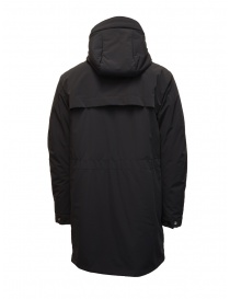 Parajumpers Easy piumino lungo liscio nero con cappuccio acquista online