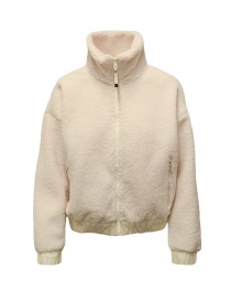 Maglieria donna online: Parajumpers Sori felpa in peluche bianca naturale