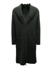 Womens coats online: Label Under Construction dark grey wool coat