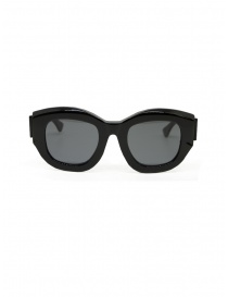 Glasses online: Kuboraum B2 BS black sunglasses with grey lenses