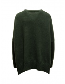 Ma'ry'ya green wool poncho-like sweater