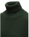 Ma'ry'ya sweater with high neck in green wool shop online women s knitwear