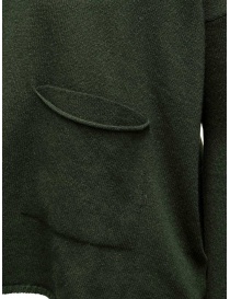Ma'ry'ya pullover verde con fori per i pollici