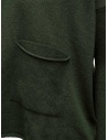 Ma'ry'ya pullover verde con fori per i pollicishop online maglieria donna