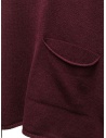 Ma'ry'ya burgundy red pullover with pocket YNK060 BORDEAUX D11 price