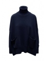 Ma'ry'ya maglia a collo alto in lana blu navy acquista online YNK061 NAVY D7