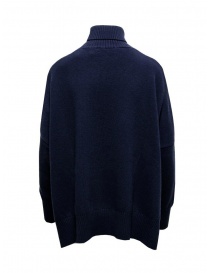 Ma'ry'ya maglia a collo alto in lana blu navy