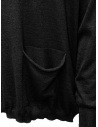 Ma'ry'ya maglia scollo a barchetta in lana nera YNK073 BLACK I8 prezzo