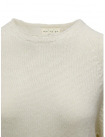 Ma'ry'ya pullover bianco con maniche raglan