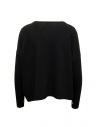 Ma'ry'ya pullover nero con fori per i pollici acquista online YNK060 BLACK D8