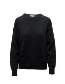 Maglieria donna online: Ma'ry'ya pullover nero con maniche raglan
