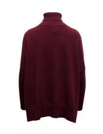 Ma'ry'ya maglia a collo alto in lana bordeaux