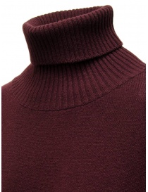 Ma'ry'ya maglia a collo alto in lana bordeaux prezzo