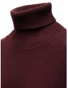 Ma'ry'ya maglia a collo alto in lana bordeaux YNK061 BORDEAUX D11 prezzo