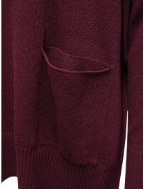 Ma'ry'ya maglia a collo alto in lana bordeaux maglieria donna acquista online