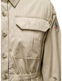 Parajumpers Fiona giacca beige con elastico in vita prezzo