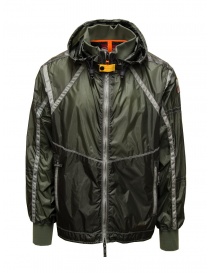 Giubbini uomo online: Parajumpers Edge giacca a vento con cappuccio verde timo