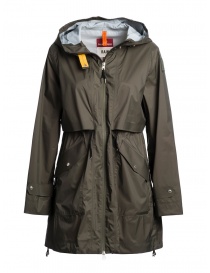 Parajumpers Mikuni giacca lunga impermeabile verde online