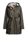 Parajumpers Mikuni long green waterproof jacket buy online PWJKRA32 MIKUNI DARK MUD