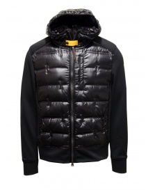Giubbini uomo online: Parajumpers Faron piumino ibrido nero con cappuccio