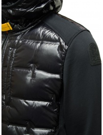 Parajumpers Faron black hybrid hooded down jacket price