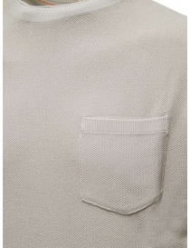 Parajumpers Cyril T-shirt in piqué grigio ghiaccio prezzo