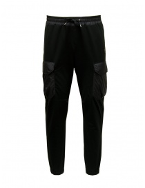 Mens trousers online: Parajumpers Kennet black cargo sweatpants