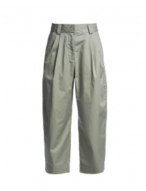 Pantaloni donna online: Parajumpers Imogen pantalone ampio con pinces verde salvia