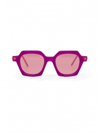 Occhiali online: Kuboraum P10 occhiali ciclamino lenti rosa