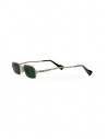 Kuboraum Z18 rectangular sunglasses with green lenses shop online glasses