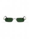 Kuboraum Z18 rectangular sunglasses with green lenses buy online Z18 48-22 SG F. green