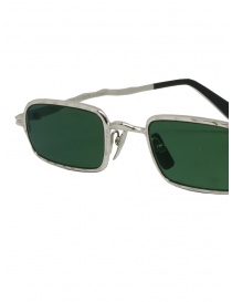 Kuboraum Z18 rectangular sunglasses with green lenses glasses buy online