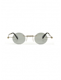 Kuboraum H42 foldable metal glasses with grey round lenses price