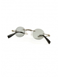 Kuboraum H42 foldable metal glasses with grey round lenses buy online price