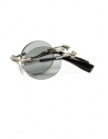 Kuboraum H42 foldable metal glasses with grey round lenses buy online H42 40-29 SG grey1*