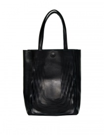 Bags online: Trippen Net-Bag with perforated side in black leather