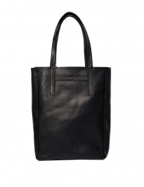 Trippen Net-Bag with perforated side in black leather bags buy online