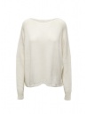 Ma'ry'ya pullover in cotone bianco a manica lunga acquista online YPK022 WHITE B1