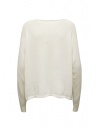 Ma'ry'ya pullover in cotone bianco a manica lungashop online maglieria donna