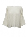 Ma'ry'ya maglia a scatola in cotone bianco panna acquista online YPK024 WHITE B1