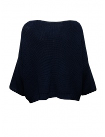 Ma'ry'ya boxy maglia in cotone blu navy prezzo