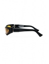 Kuboraum E21 BM matte black wraparound glasses with ochre lenses E21 58-19 BM ocra price