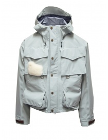 Giubbini uomo online: Woolrich giacca da pescatore in Goretex verde chiara
