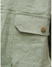 Woolrich green short-sleeved linen shirt mens shirts buy online
