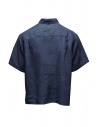 Woolrich camicia in lino maniche corte blu navyshop online camicie uomo